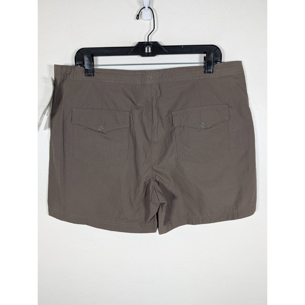 Columbia Shorts Women's‎ Large 5 inch Brown Snappy Cargo II Relaxed Fit Hiking - Picture 2 of 11